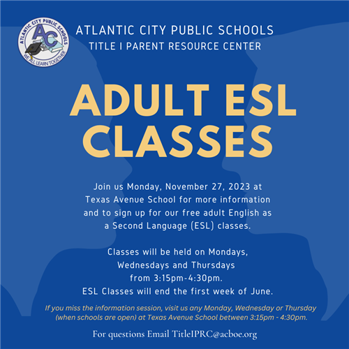 Adult ESL Classes